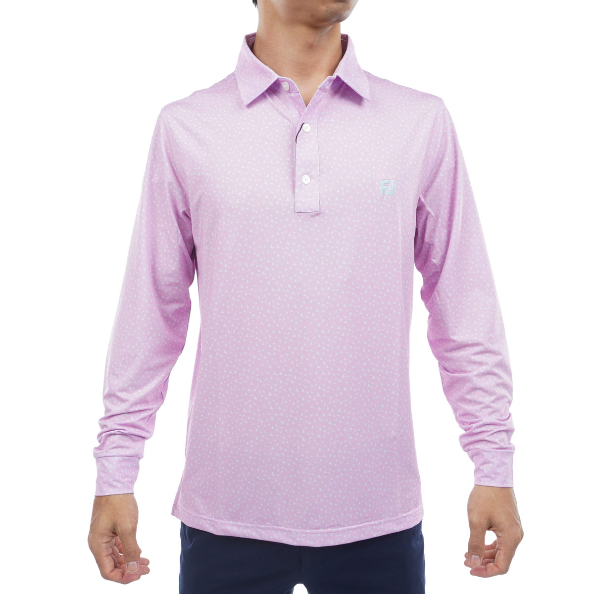 口コミ・評価｜ストレッチ バードプリント長袖ポロシャツ（長袖シャツ