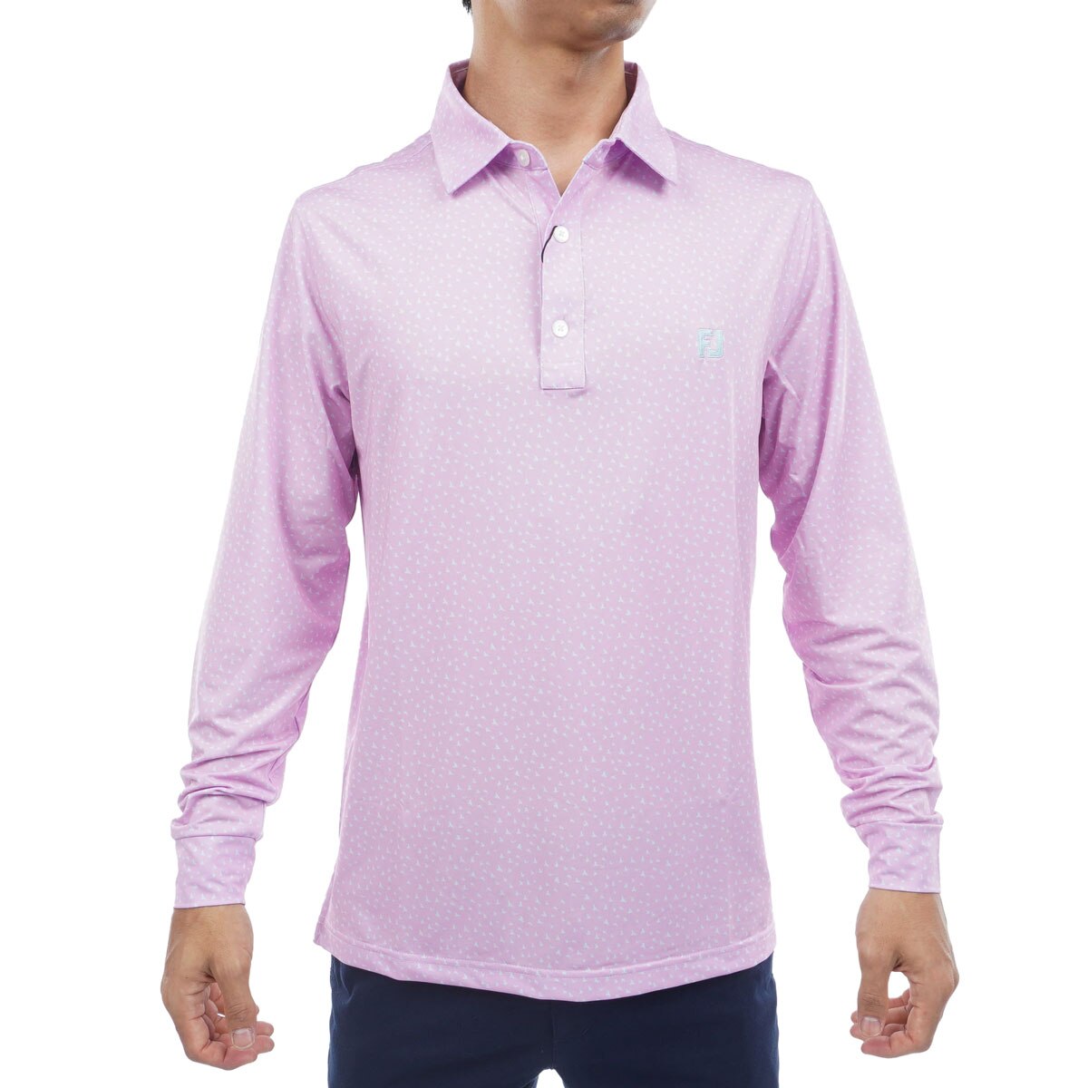 ☆ポロシャツ パーリーゲイツ キャロウェイ フットジョイ アディダス ４枚セット☆ ストレッチ ヘザープリント 半袖ボタンダウンポロシャツ(ポロシャツ)