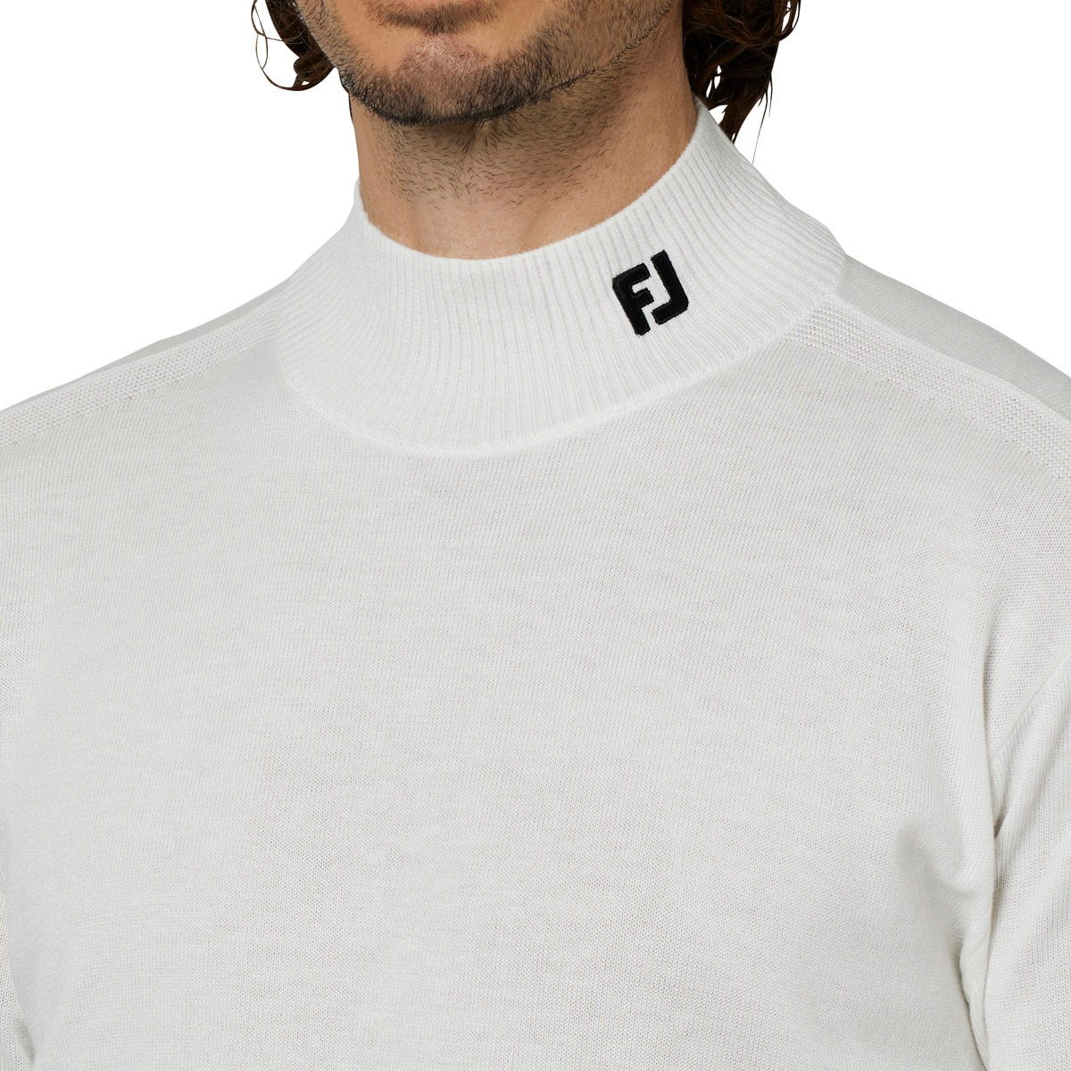 ストレッチ ハイネック長袖セーターシャツ(中間着(セーター