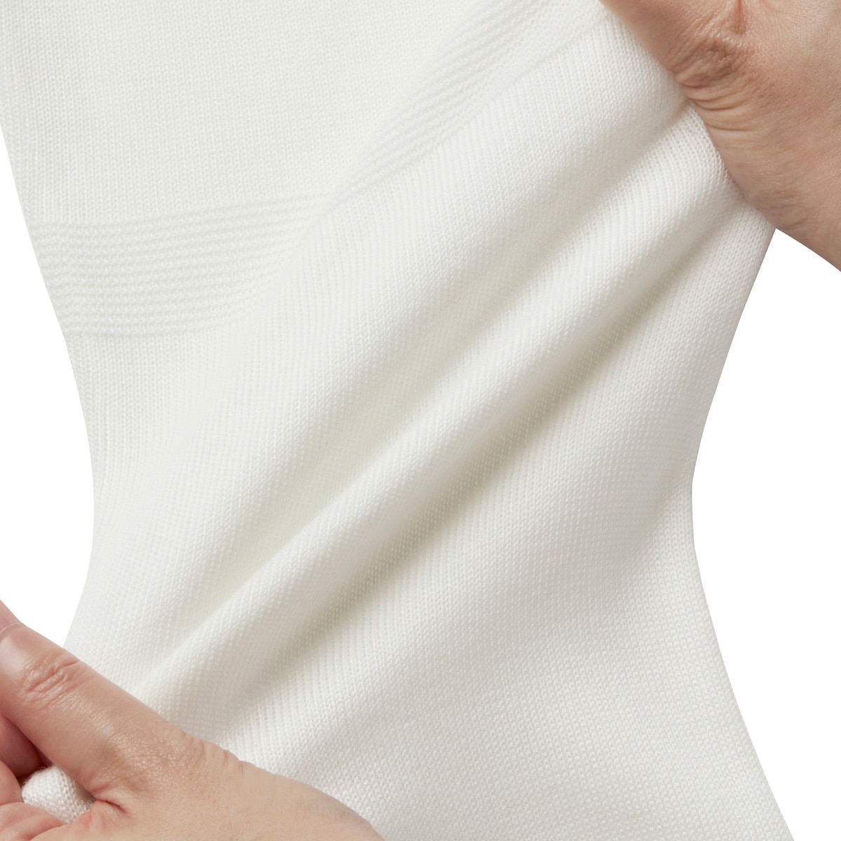 ストレッチ ハイネック長袖セーターシャツ(中間着(セーター