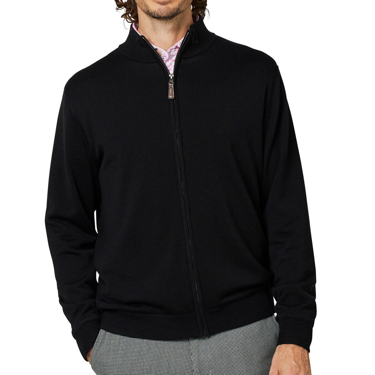 ストレッチ ライニングフルジップセーター(中間着(セーター