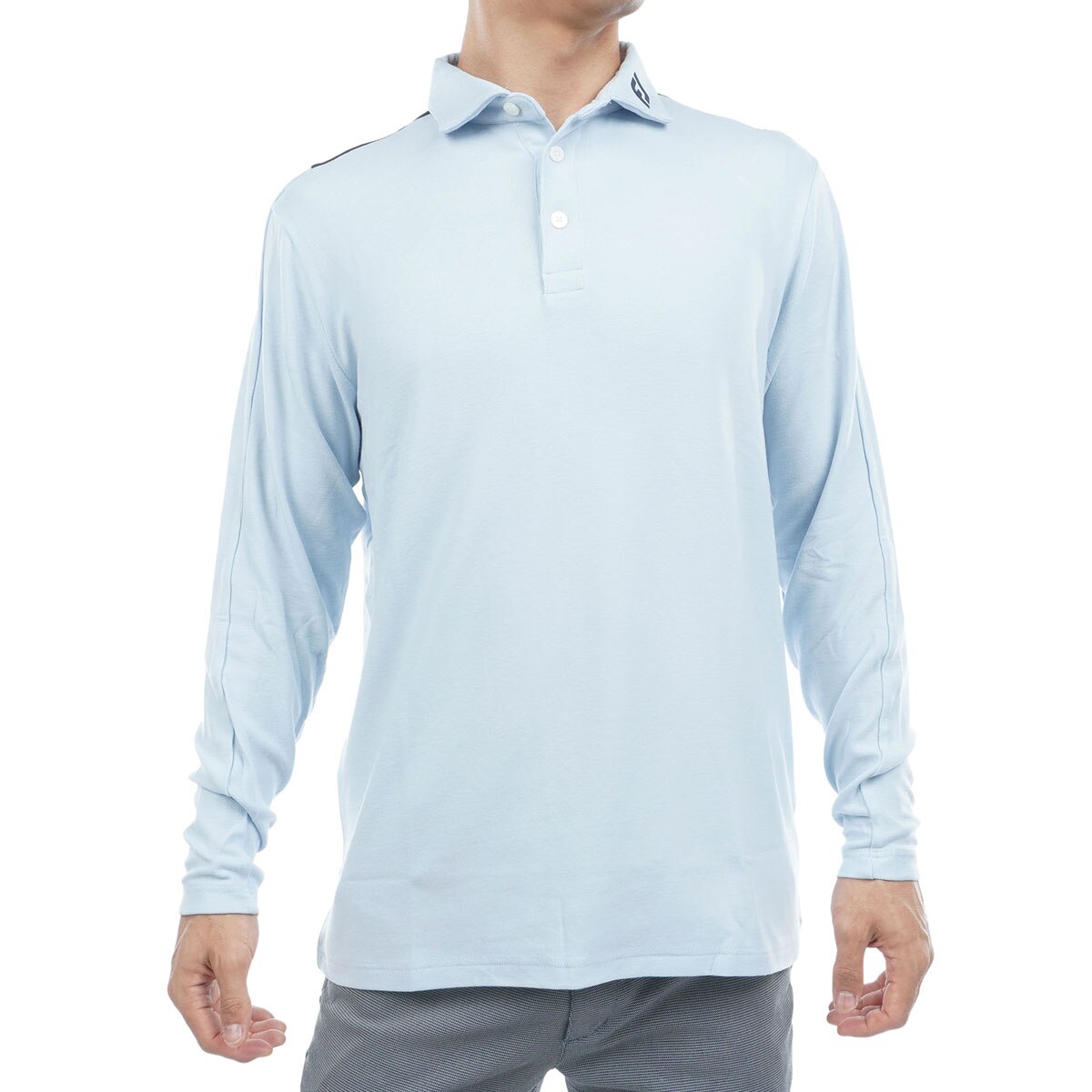 フットジョイ　Foot Joy　ストレッチ ショルダーライン長袖ポロシャツ フットジョイ Foot Joy ストレッチ ショルダーライン長袖ポロシャツ