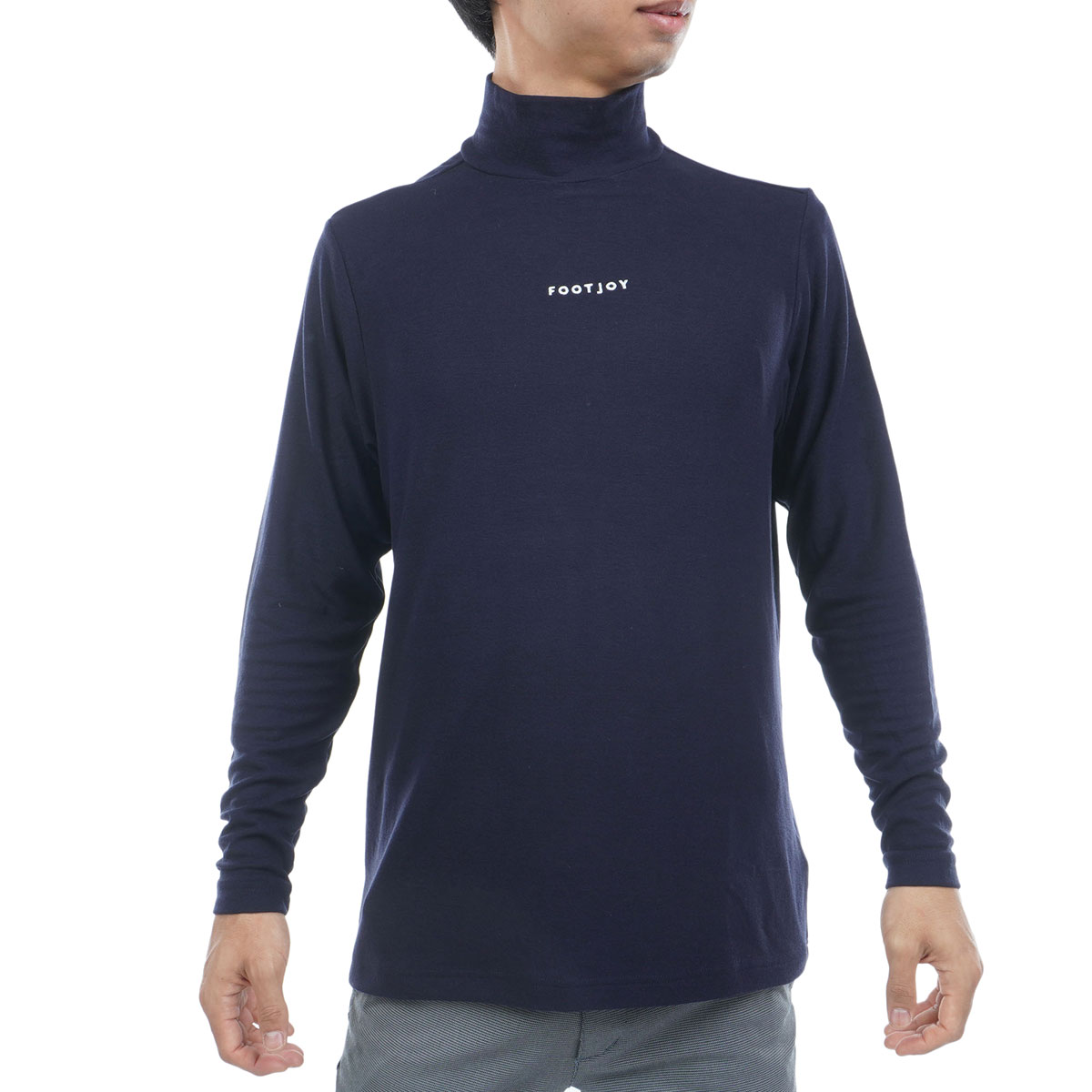 フットジョイ ライトウェイトストレッチ プルオーバー 長袖 フーディー