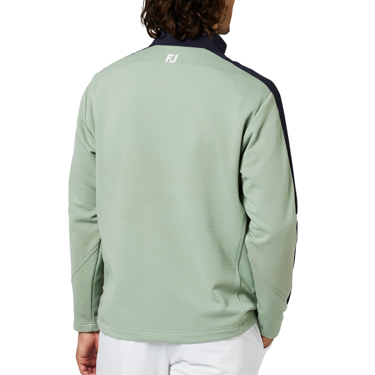 ストレッチ ハイブリッド3Dハーフジップジャケット(アウター(ブルゾン