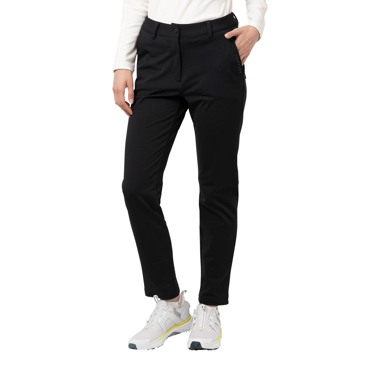 FJ フットジョイ ブラック ゴルフパンツ 裏フリース アウトレット】ストレッチ クラッシック裏フリースロングパンツ