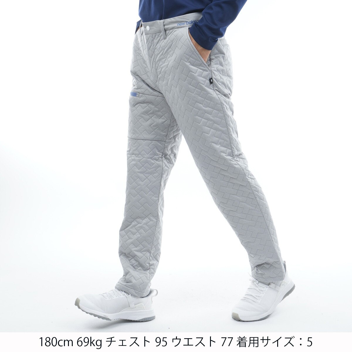 チェッカープレートソニックキルト ストレッチ テーパードパンツ