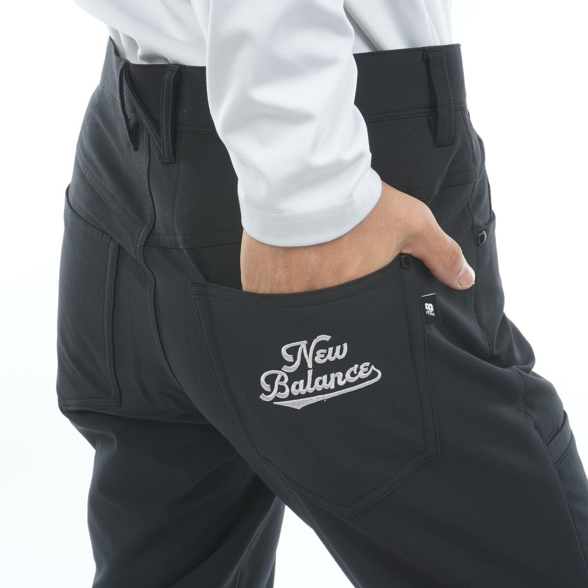 ドビーソフトシェル裏起毛 ストレッチ テーパードロングパンツ(ロング