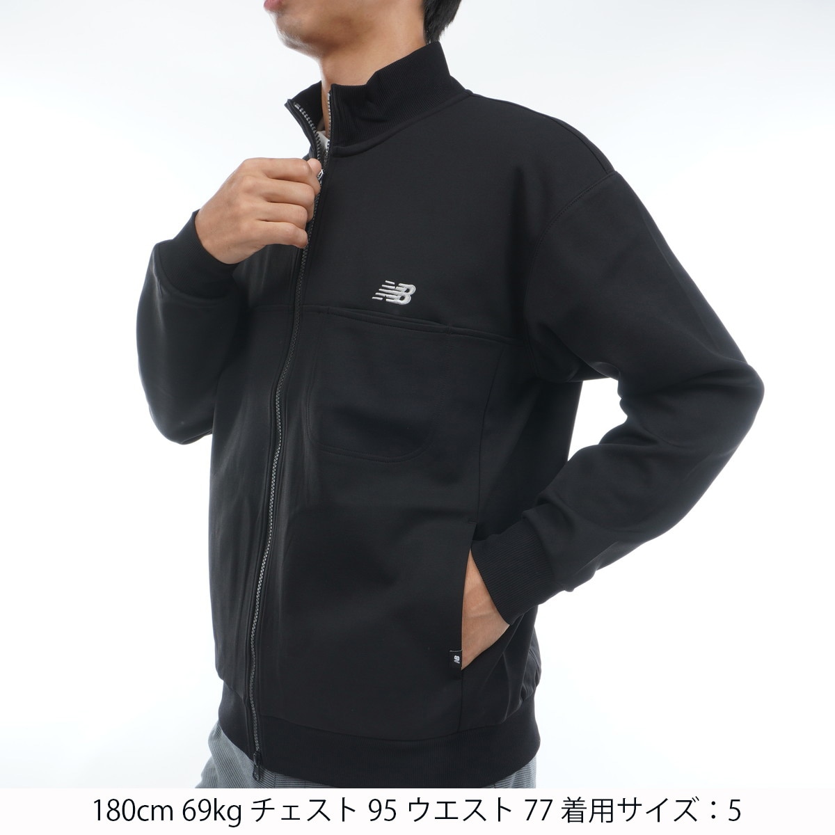 ニューバランス　New Balance　ライトダンボール フルジップスタンドプルオーバー ライトダンボール フルジップスタンドプルオーバー(中間着(セーター