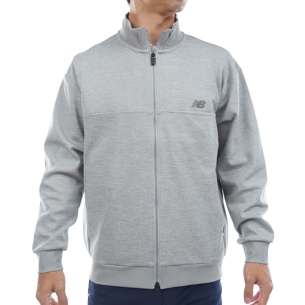 ライトダンボール フルジップスタンドプルオーバー(中間着(セーター