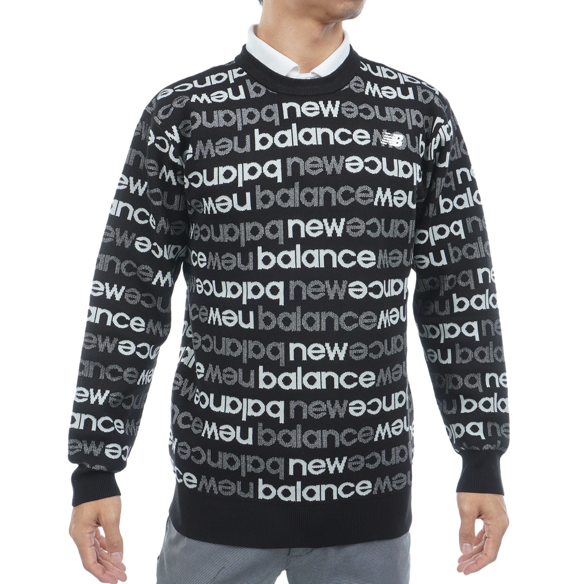 New Balance ロゴセーター サイズ5 New Balance】 ニューバランス M NB Stacked Logo スウェット