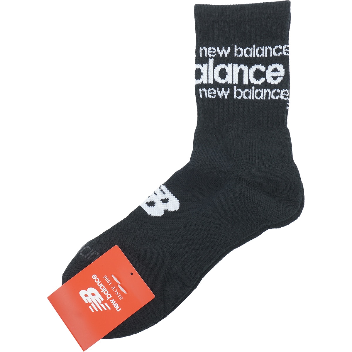 NBロゴジャカード ミディアムショートソックス(靴下)|New Balance