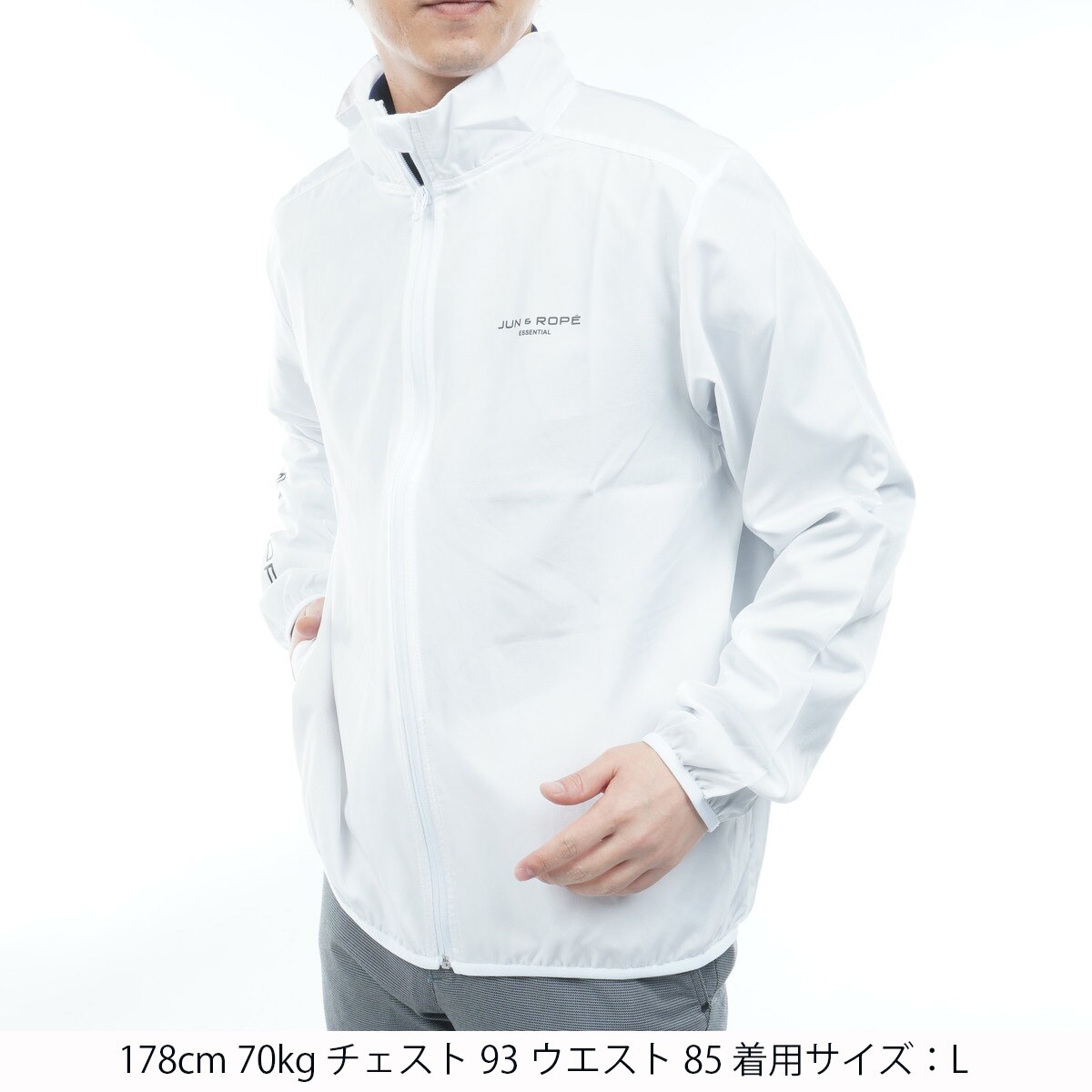 ESSENTIAL 撥水 ウインドブレーカー(アウター(ブルゾン、ウインド