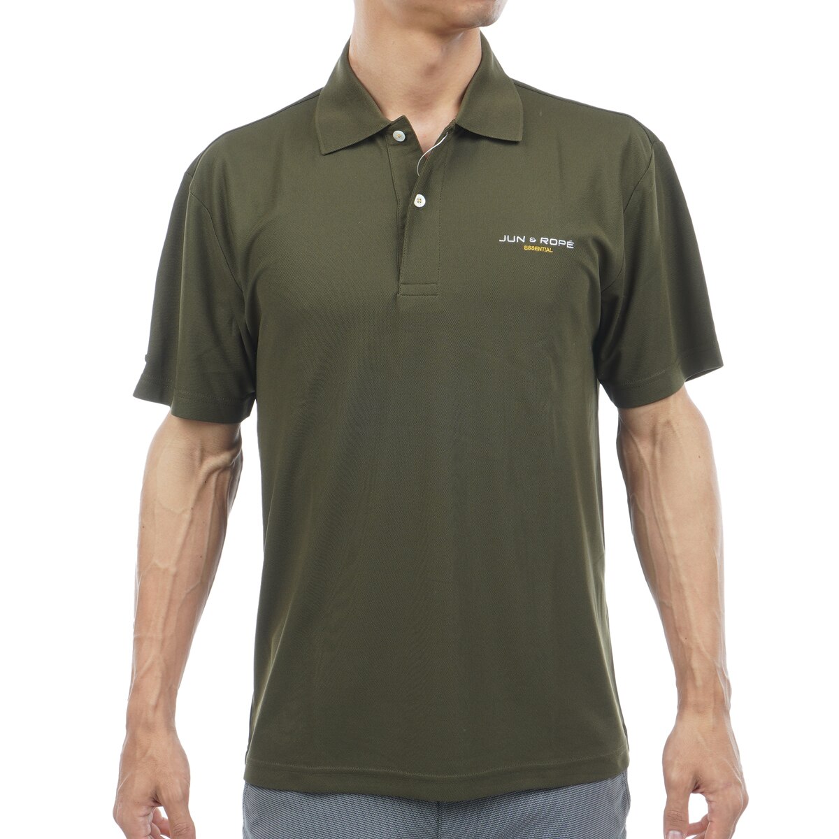ESSENTIAL バックロゴ半袖ポロシャツ(半袖シャツ・ポロシャツ)|JUN