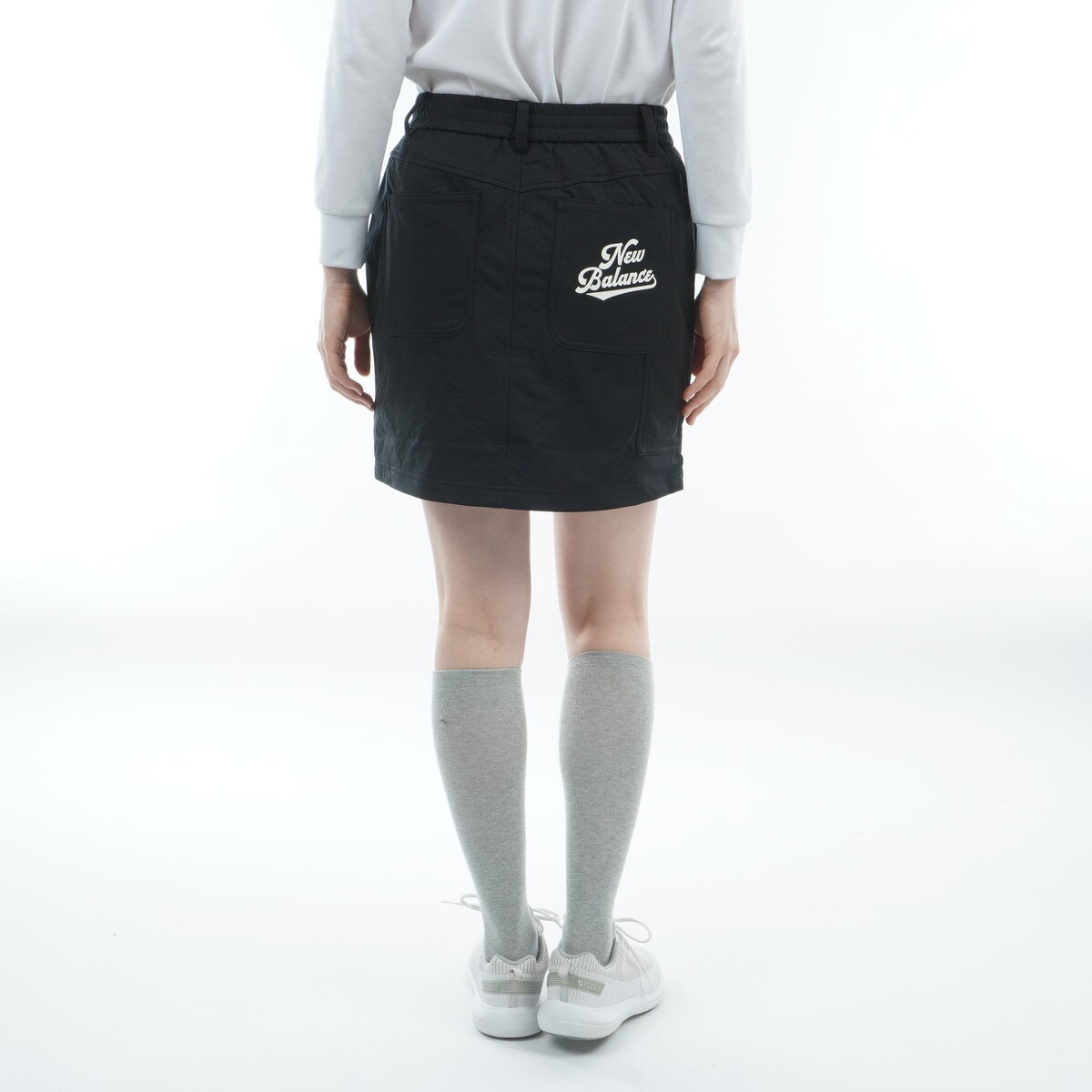 天竺ラミ ロゴダイヤキルト ストレッチスカート レディス(スカート