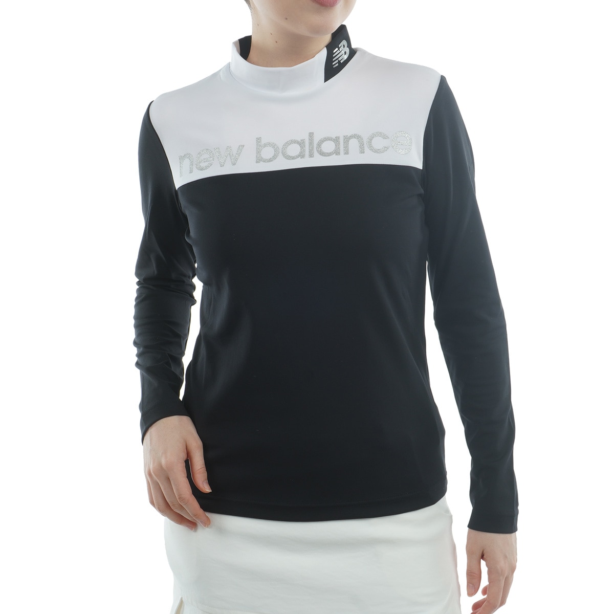 ニューバランスゴルフ 長袖モックネック プルオーバー メッシュリバース XL メッシュリバース ストレッチ長袖モックネックプルオーバー