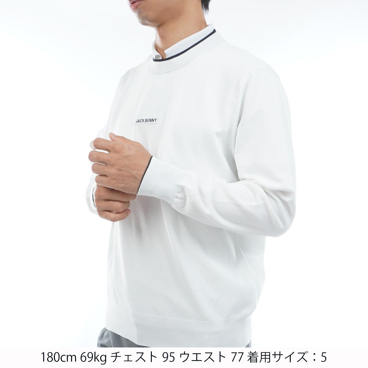 ジャックバニー メンズ 2025 メンズ クルーネックセーター サイズ4 新品 ジャックバニー メンズ 2025 メンズ クルーネックセーター