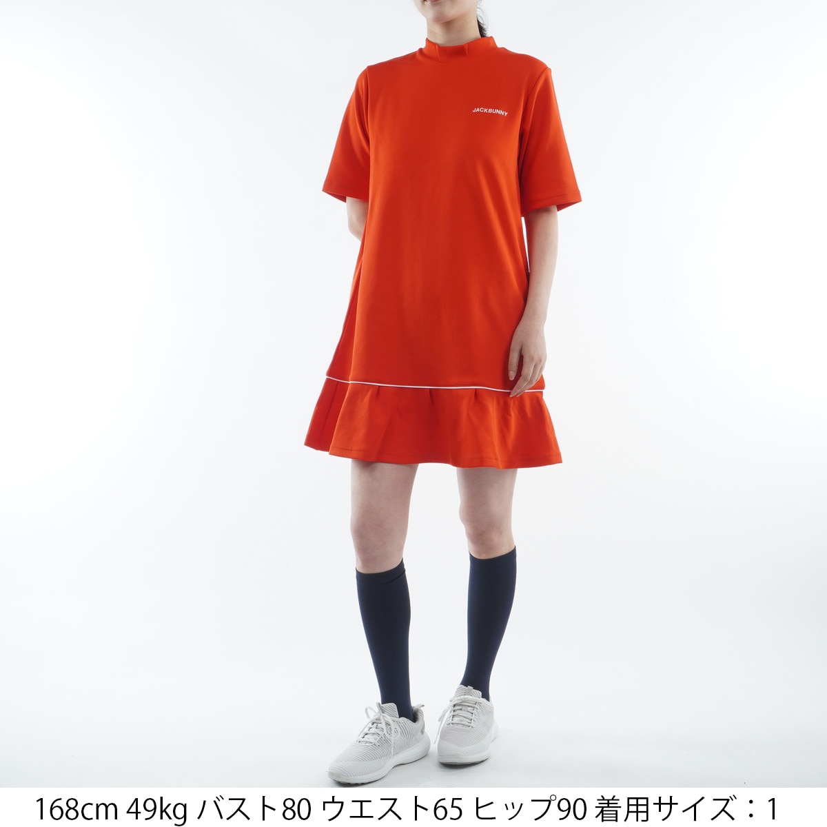 【新品】jack banny ワンピース　サイズ2 Jack Bunny!! ダウンワンピース 2 ネイビー 【公式通販】