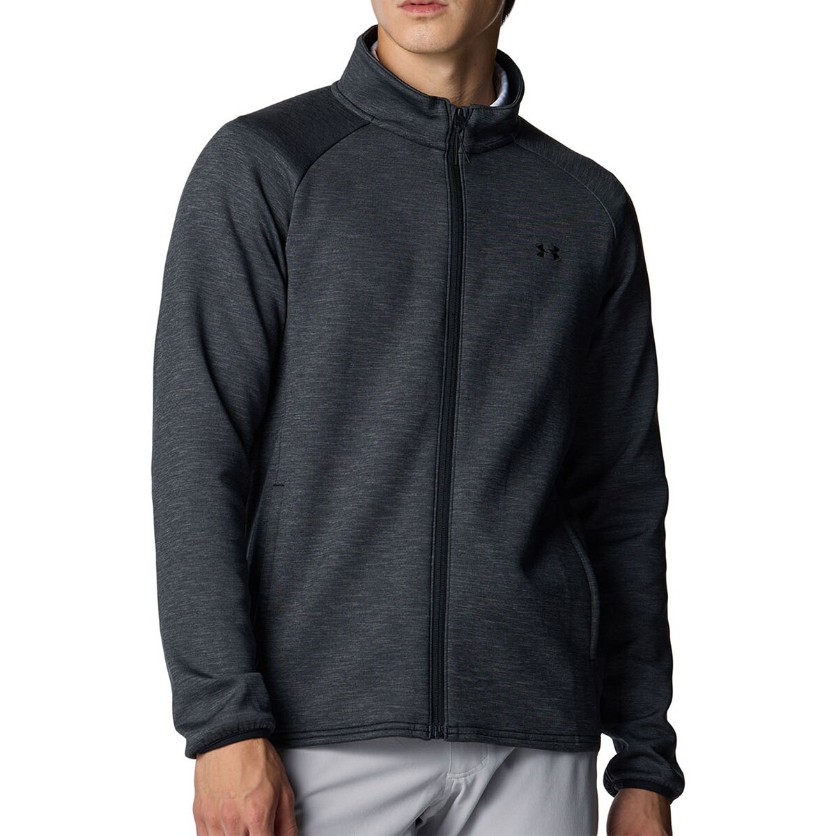 UNDER ARMOUR　柔らか素材のジャンパー ストレッチ UA ドライブ ミッドレイヤー フルジップジャケット