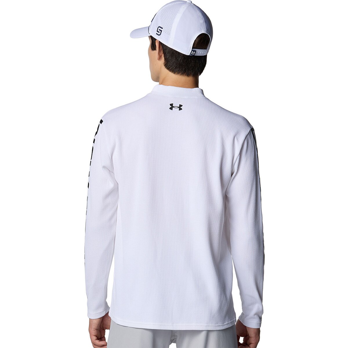 UA ドライブ ストレッチ ワッフルモックネック長袖シャツ(長袖シャツ