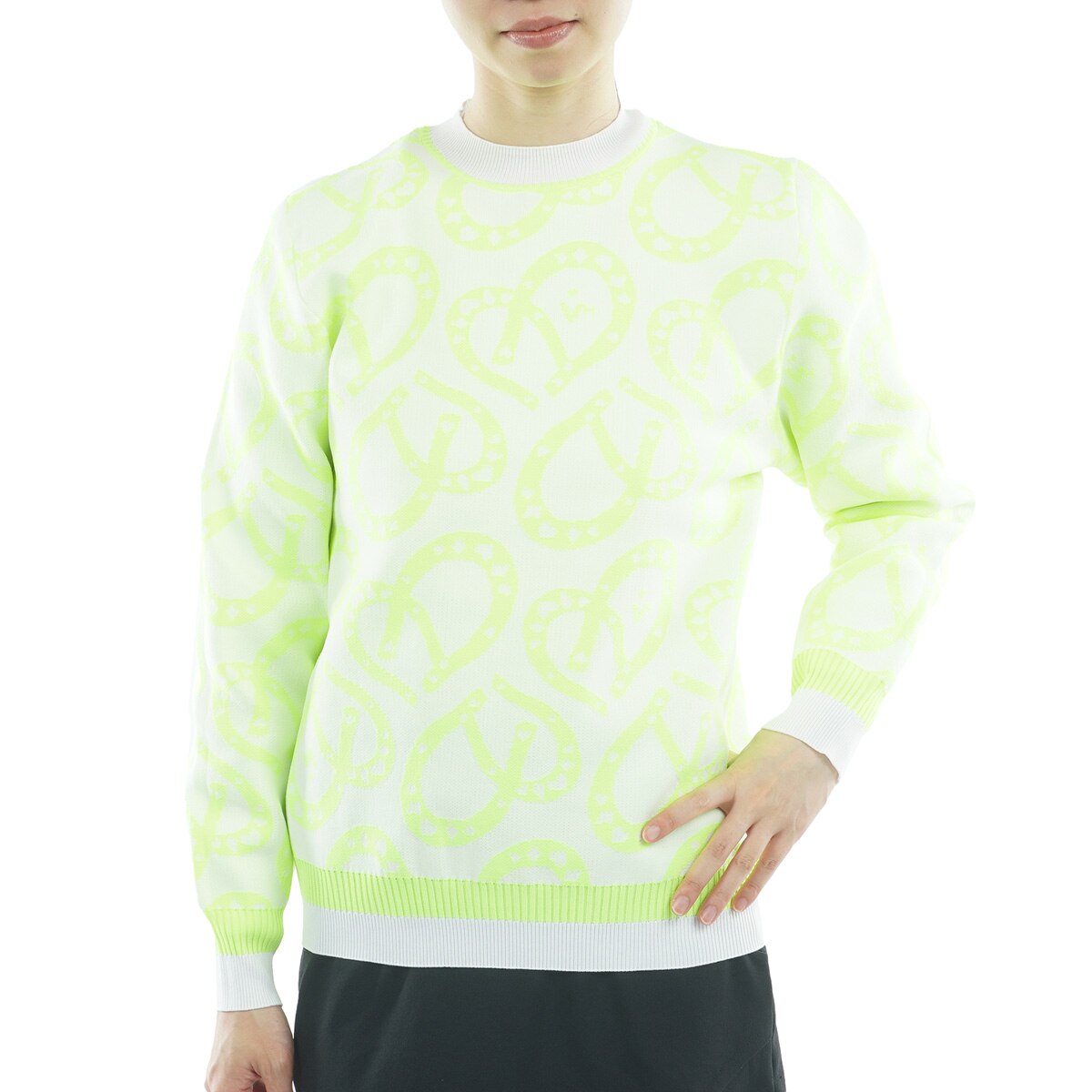 ビバハート VIVA HEART 新品 ボア中綿トレーナー レディス 黒 38 VIVA