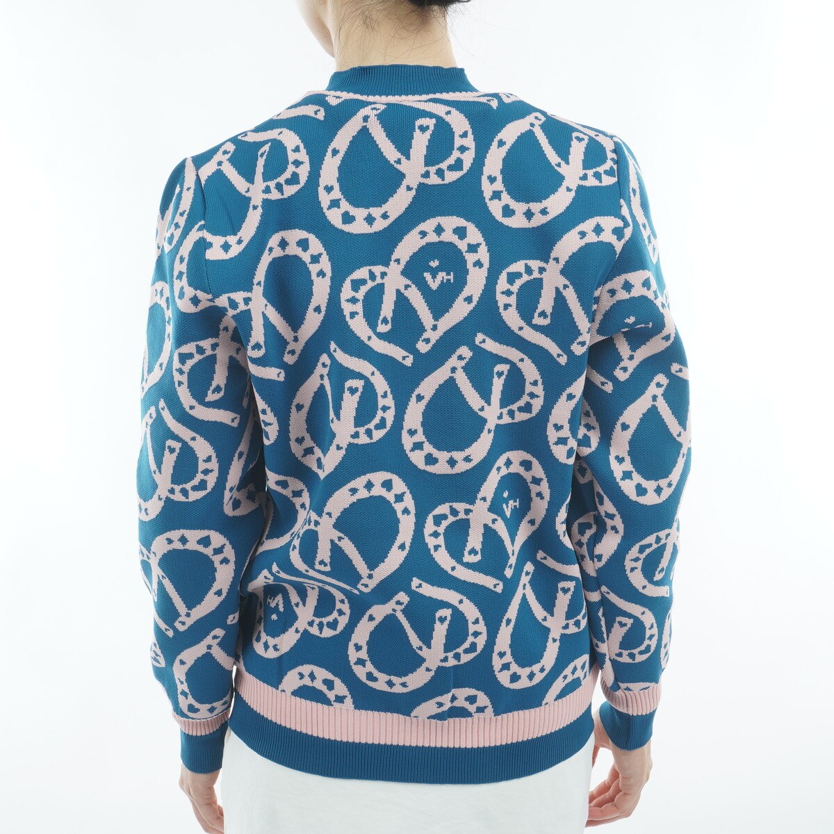 シュバルハート柄 プルオーバーセーター レディス(中間着(セーター