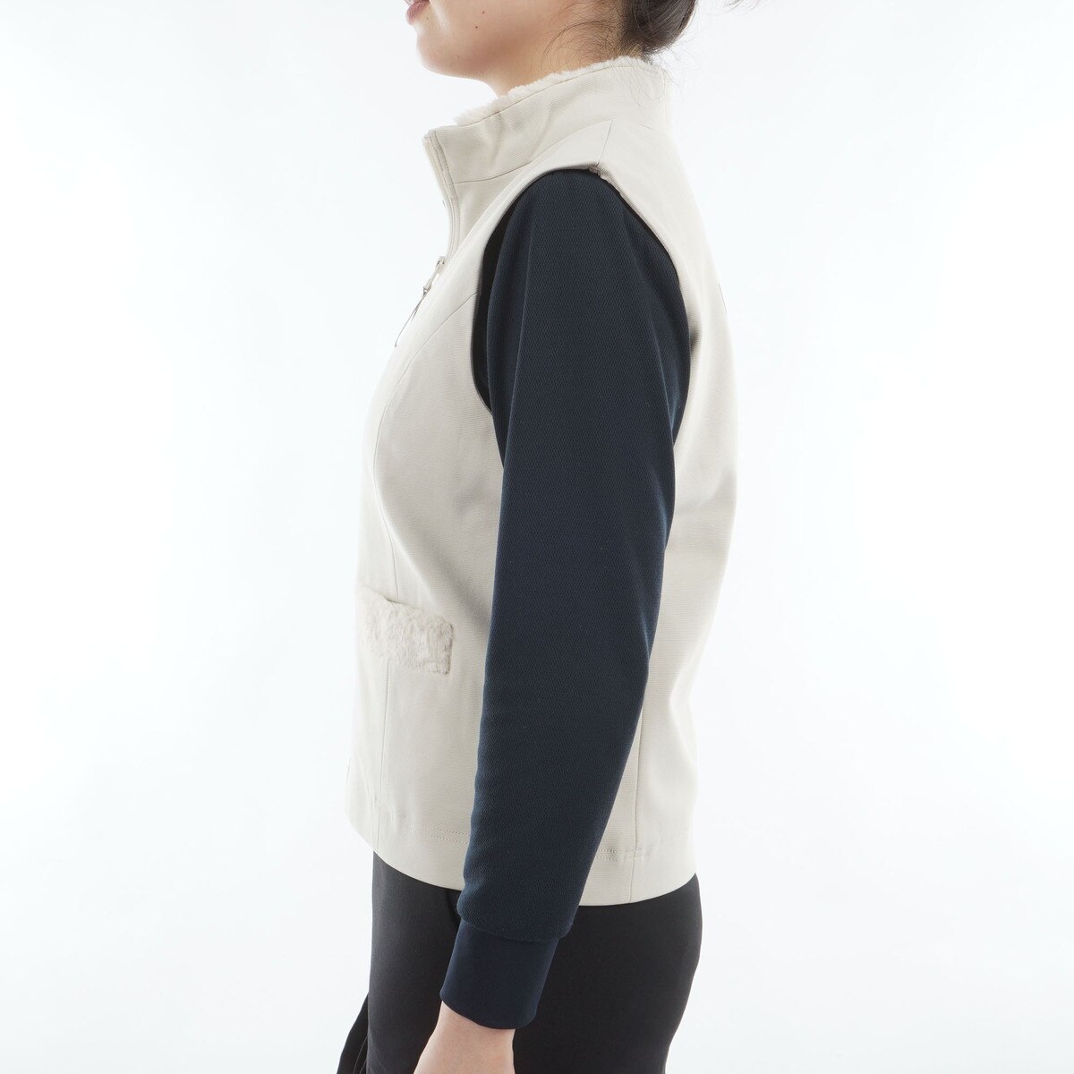 ビバハート　ベスト　他 ストレッチ ファーポケットベスト レディス(ベスト)|VIVA HEART