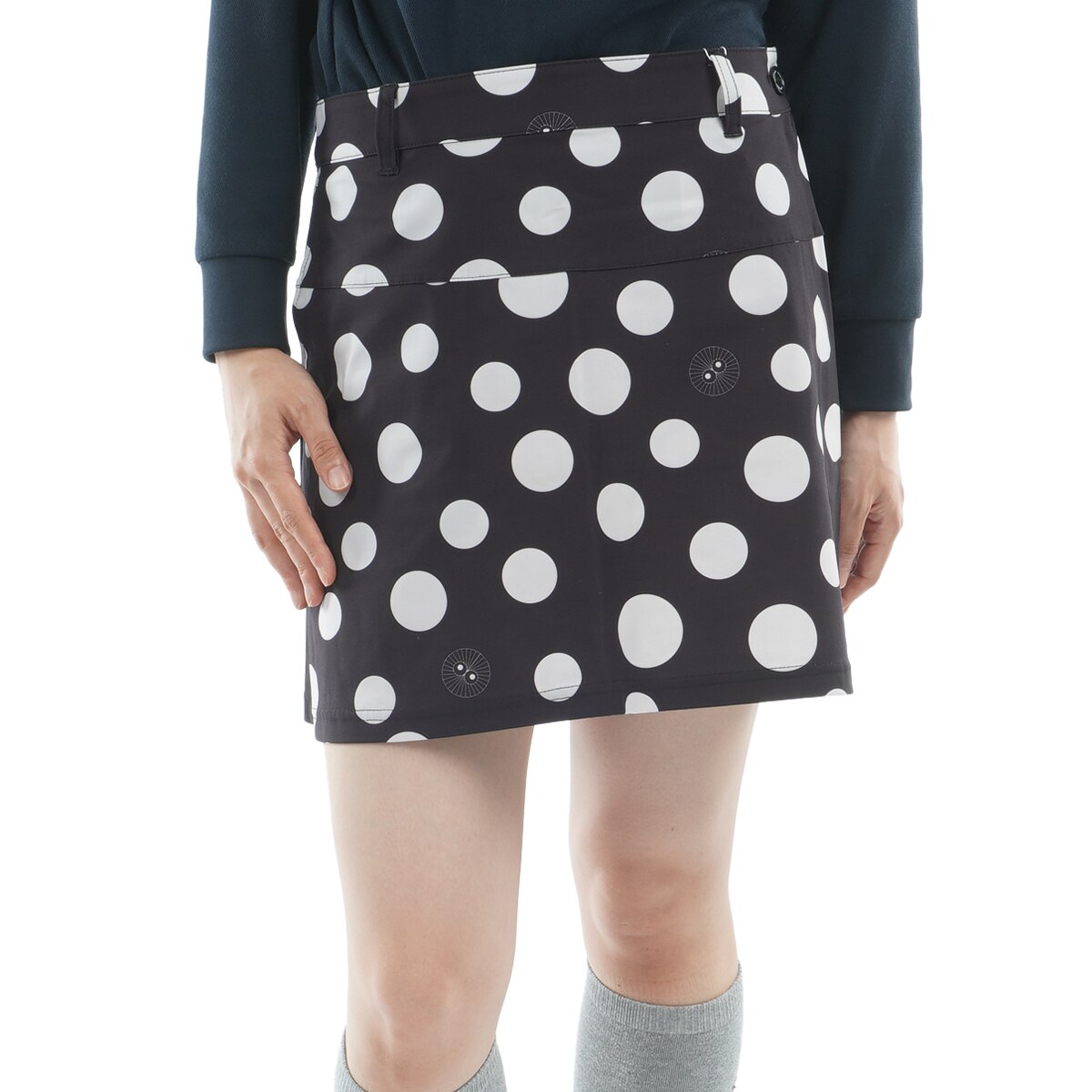 ストレッチ ミュゼドット柄 ミニスカート レディス(スカート)|VIVA