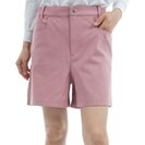 バックワッフル ロゴエンボス キュロットパンツ