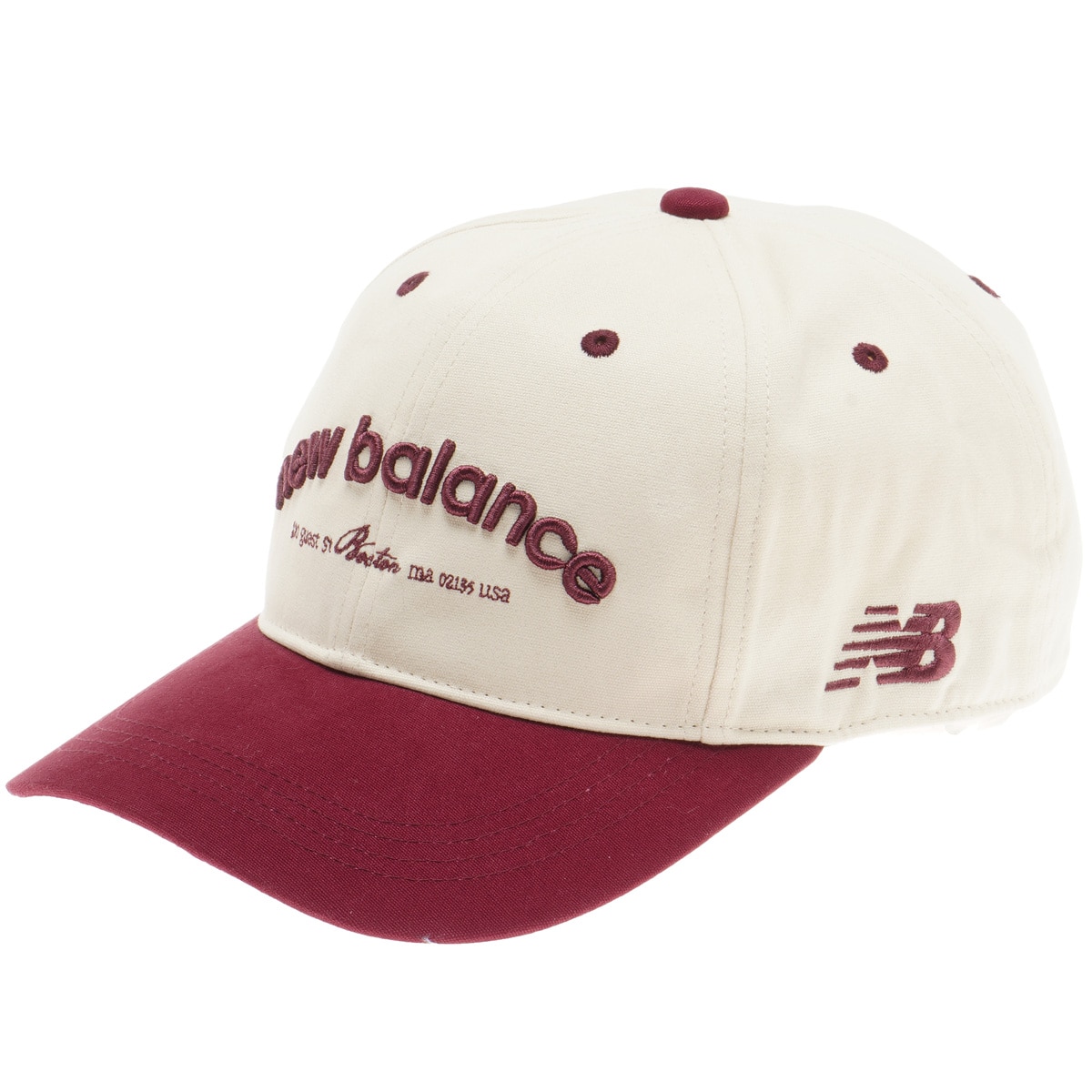 キャンバス ロゴ刺繍 シックスパネルキャップ(【男性】キャップ)|New