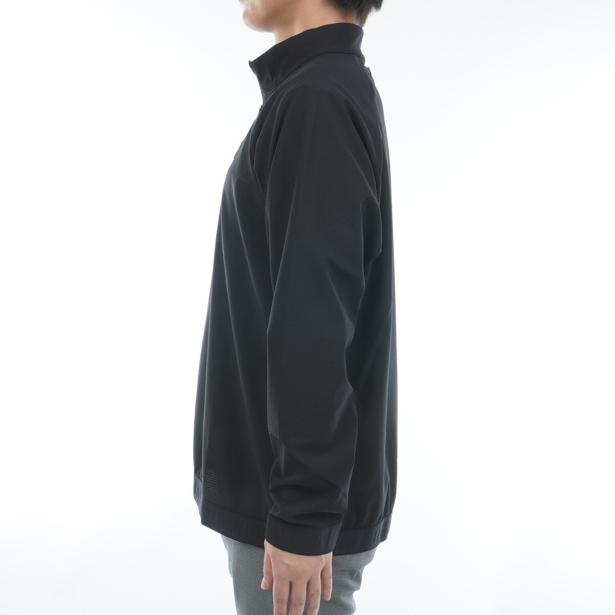 ブリーフィング　BRIEFING　LA ストレッチ ロゴ リブ RF ハーフジップ長袖シャツ LA ストレッチ ロゴ リブ RF ハーフジップ長袖シャツ(長袖シャツ