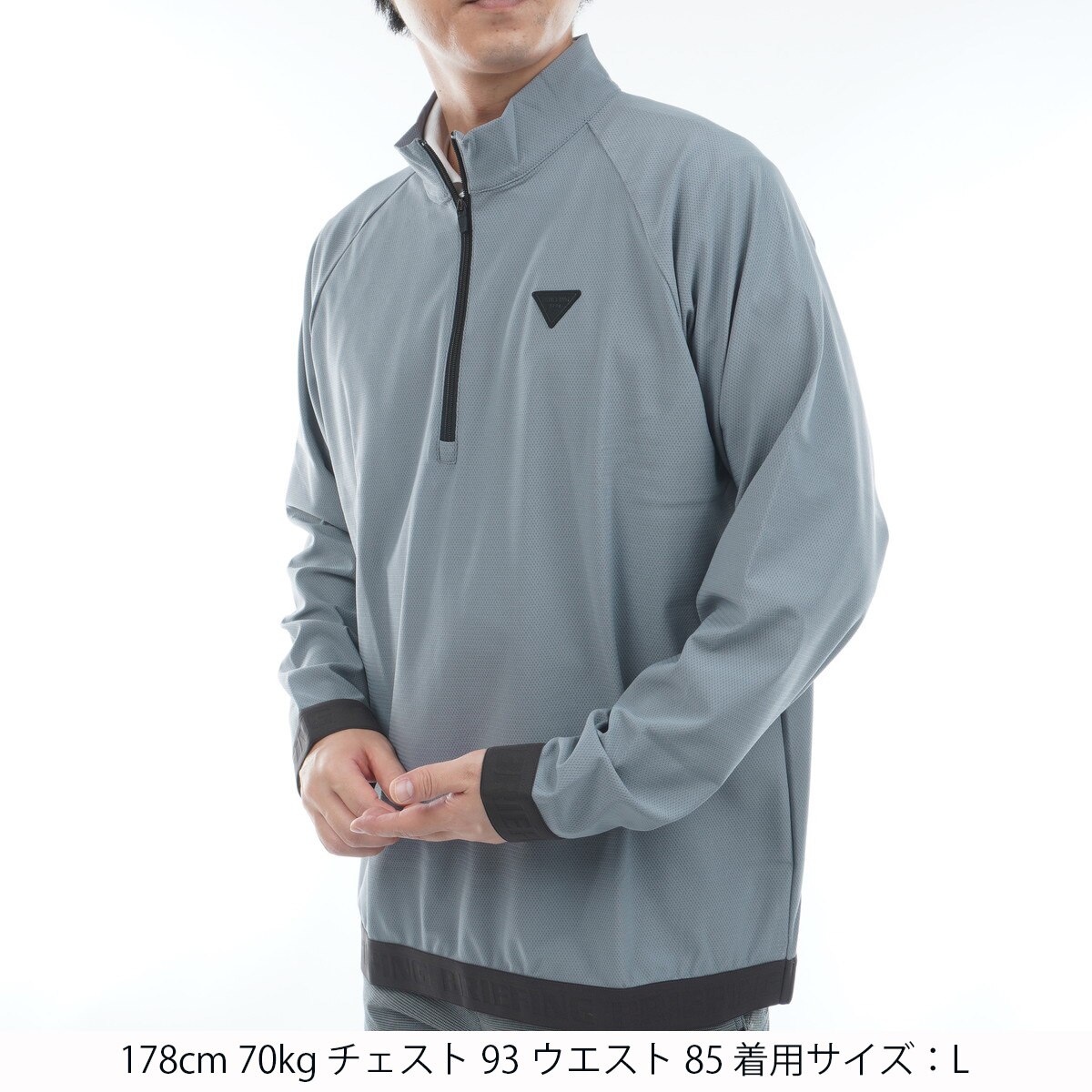 BRIEFING ハーフジップロングスリーブシャツ HF-ZIP DENIM L/S SHT/ハーフジップ デニム ロングスリーブ シャツ