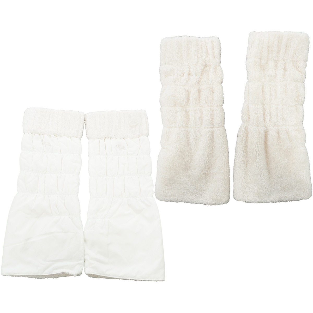 リバーシブル 中綿レッグウォーマー レディス(その他ラウンド小物