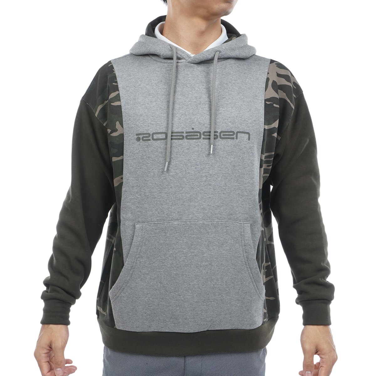 裏起毛 切替 フーディー(中間着(セーター、トレーナー))|ROSASEN