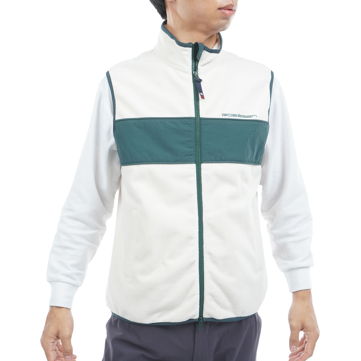 ロサーセン　ゴルフ　ベストのみ　新品　美品 ROSASEN［ロサーセン］リバーシブル撥水ベスト|カジュアルゴルフドット