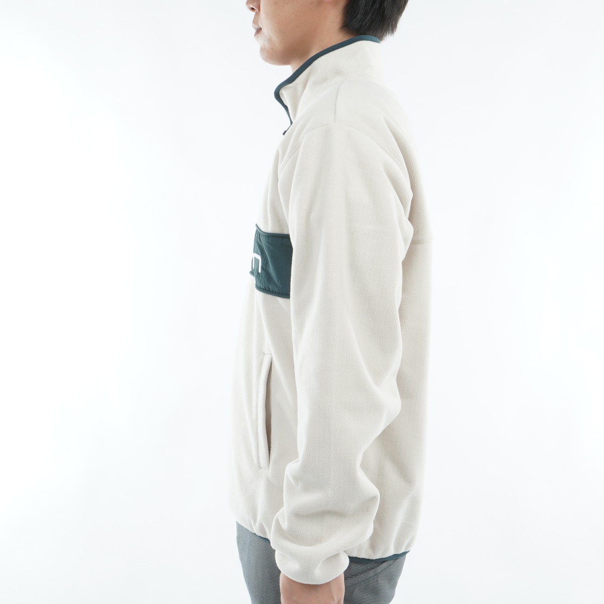 ウォームシールドフリース ハーフジップ切替プルオーバー(中間着