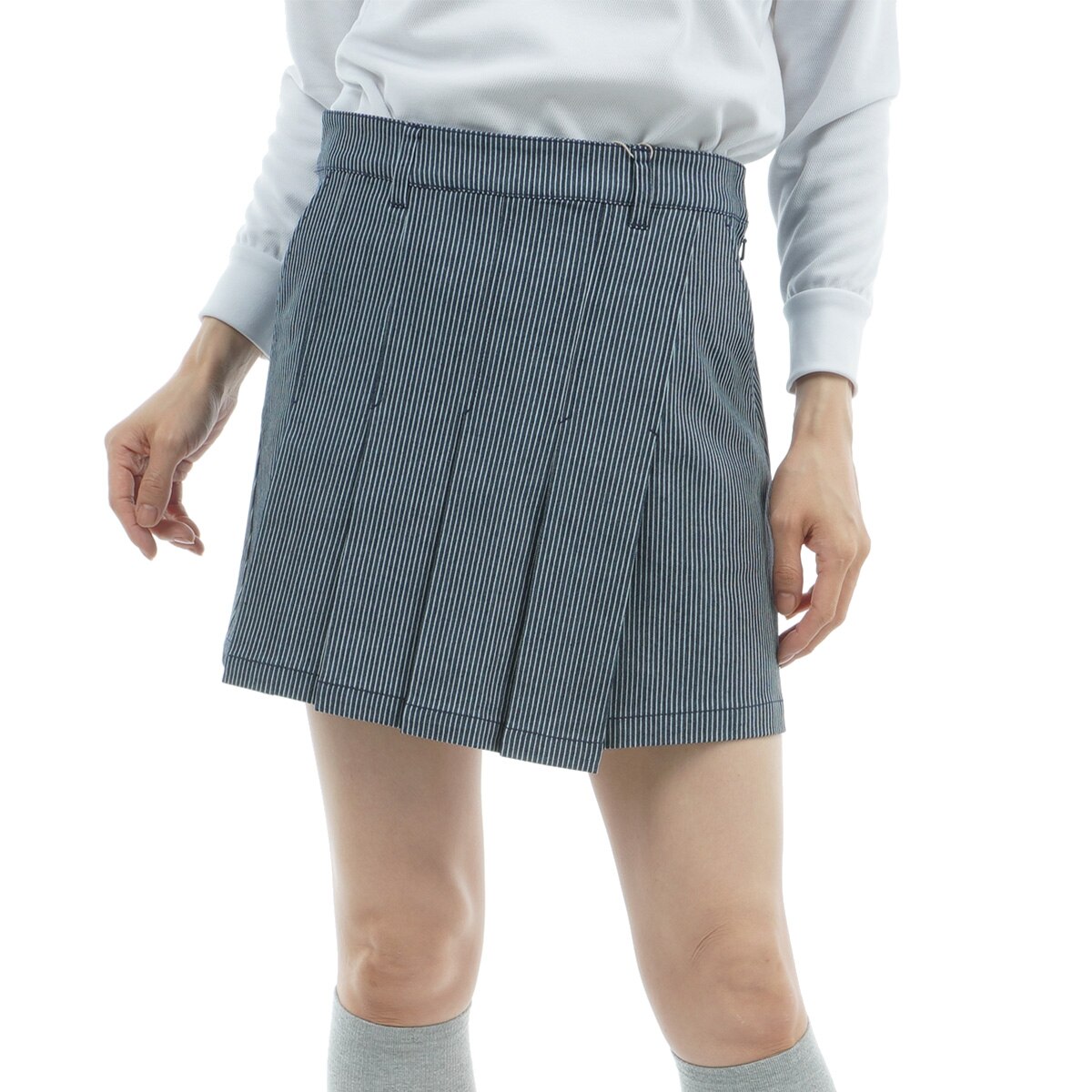 ROSASEN 赤 プリーツスカート レディース ゴルフ ロサーセン スカート