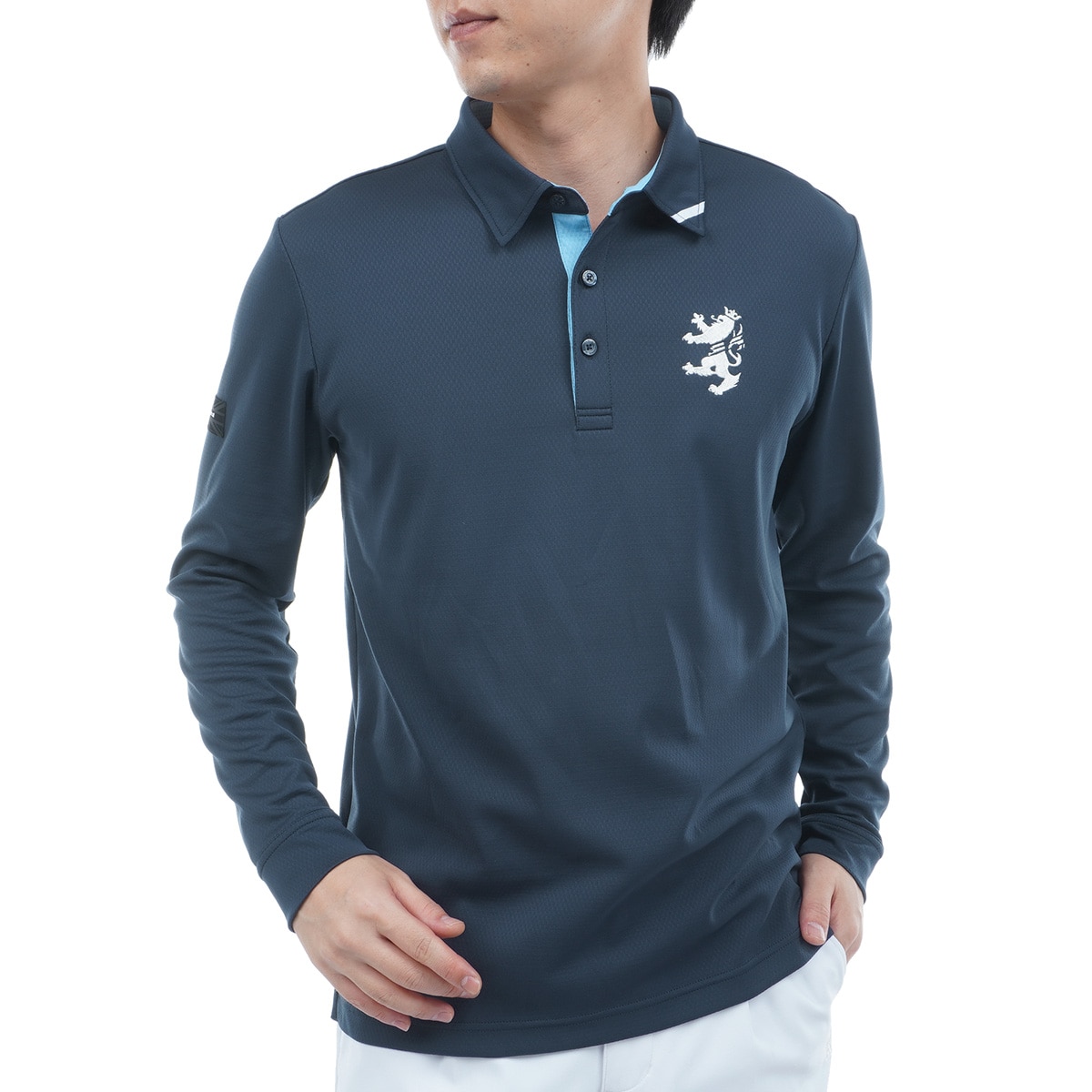 Admiral - 【新品】Admiral／アドミラル ゴルフ カラタッチワンポイントポロシャツ M カラタッチ 長袖ポロシャツ(長袖シャツ・ポロシャツ)|Admiral