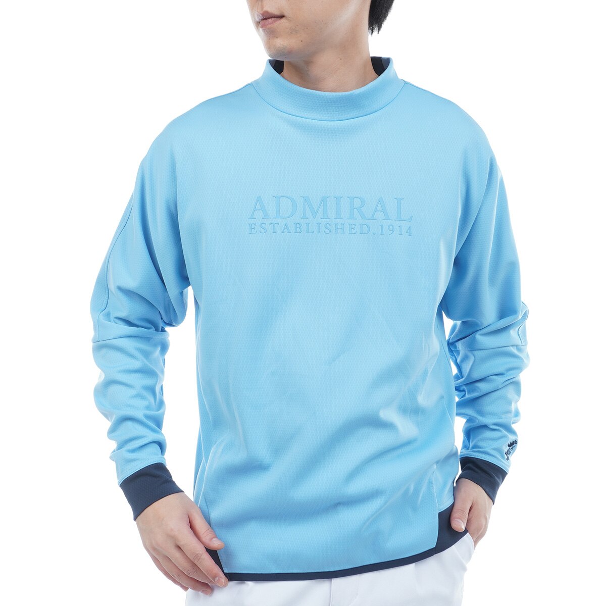 ADMIRAL GOLF アドミラルゴルフ 長袖モックネックシャツ メンズ
