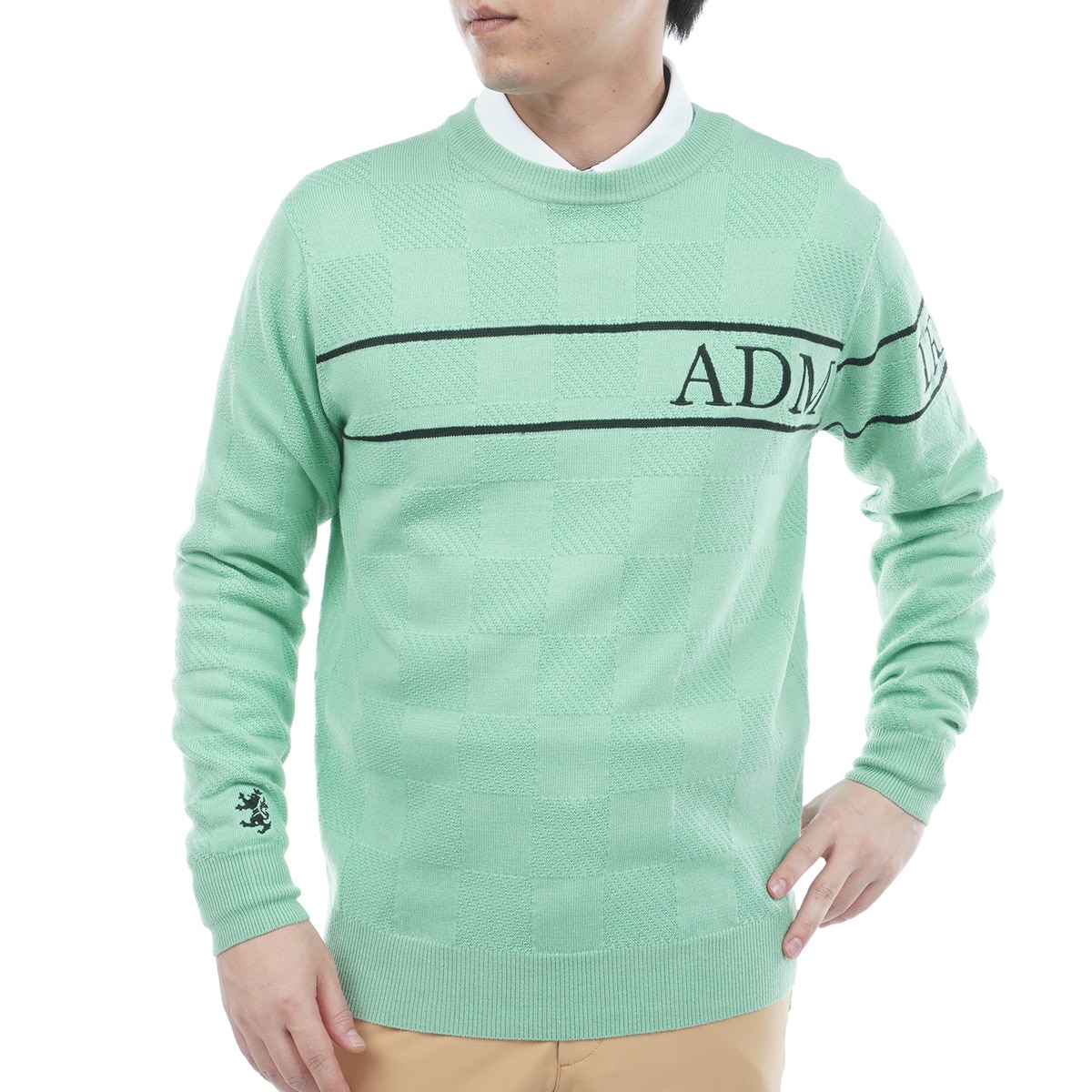 ビッグロゴ クルーネックセーター(中間着(セーター、トレーナー