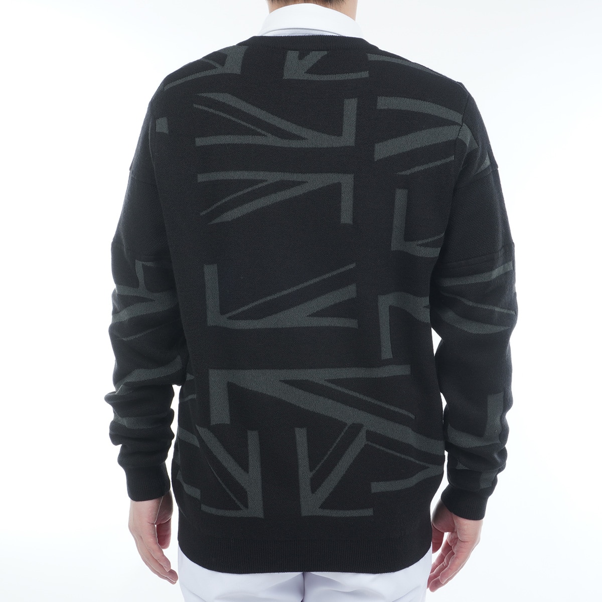 UJジャカード クルーネックセーター(中間着(セーター、トレーナー