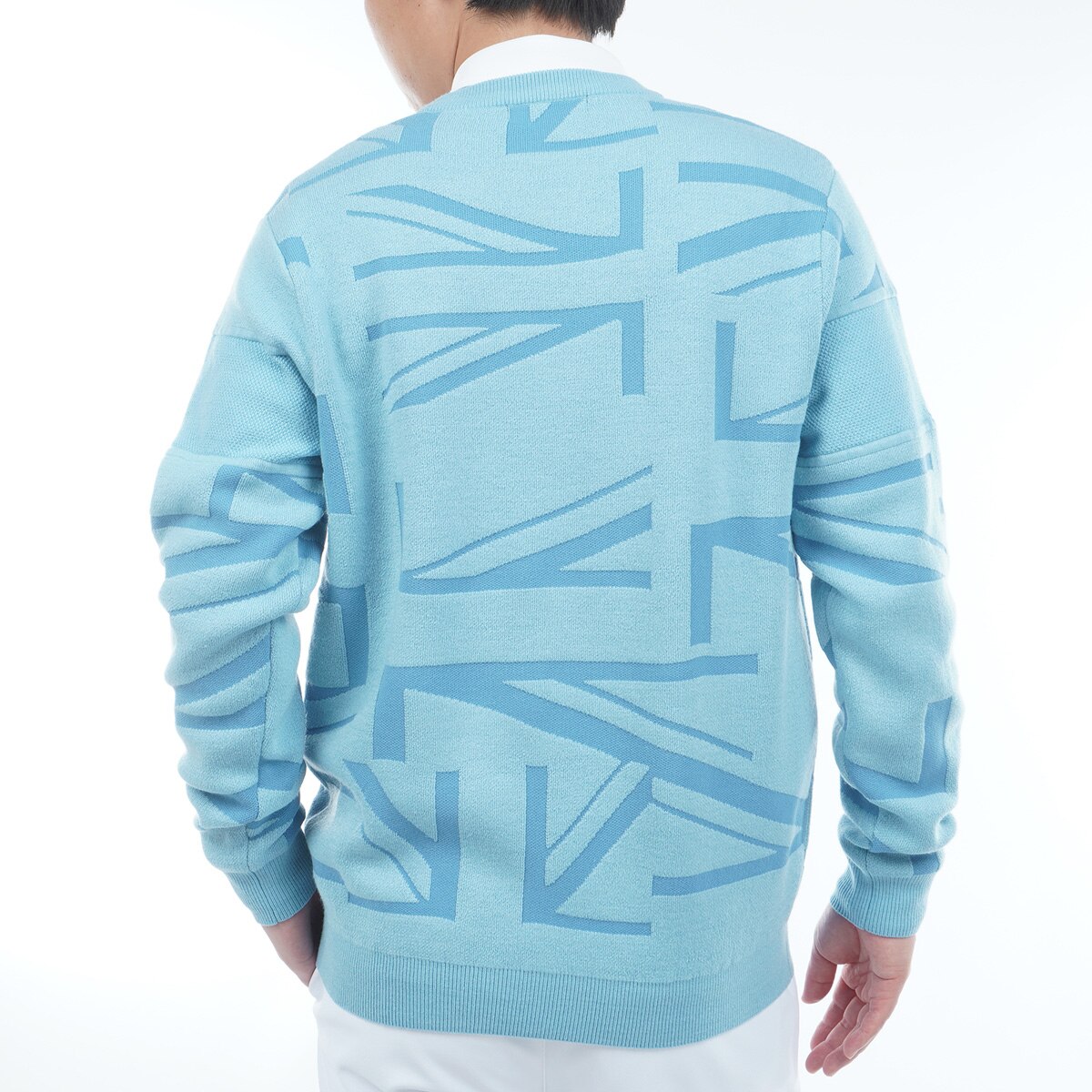 UJジャカード クルーネックセーター(中間着(セーター、トレーナー UJジャカード クルーネックセーター(中間着(セーター、トレーナー