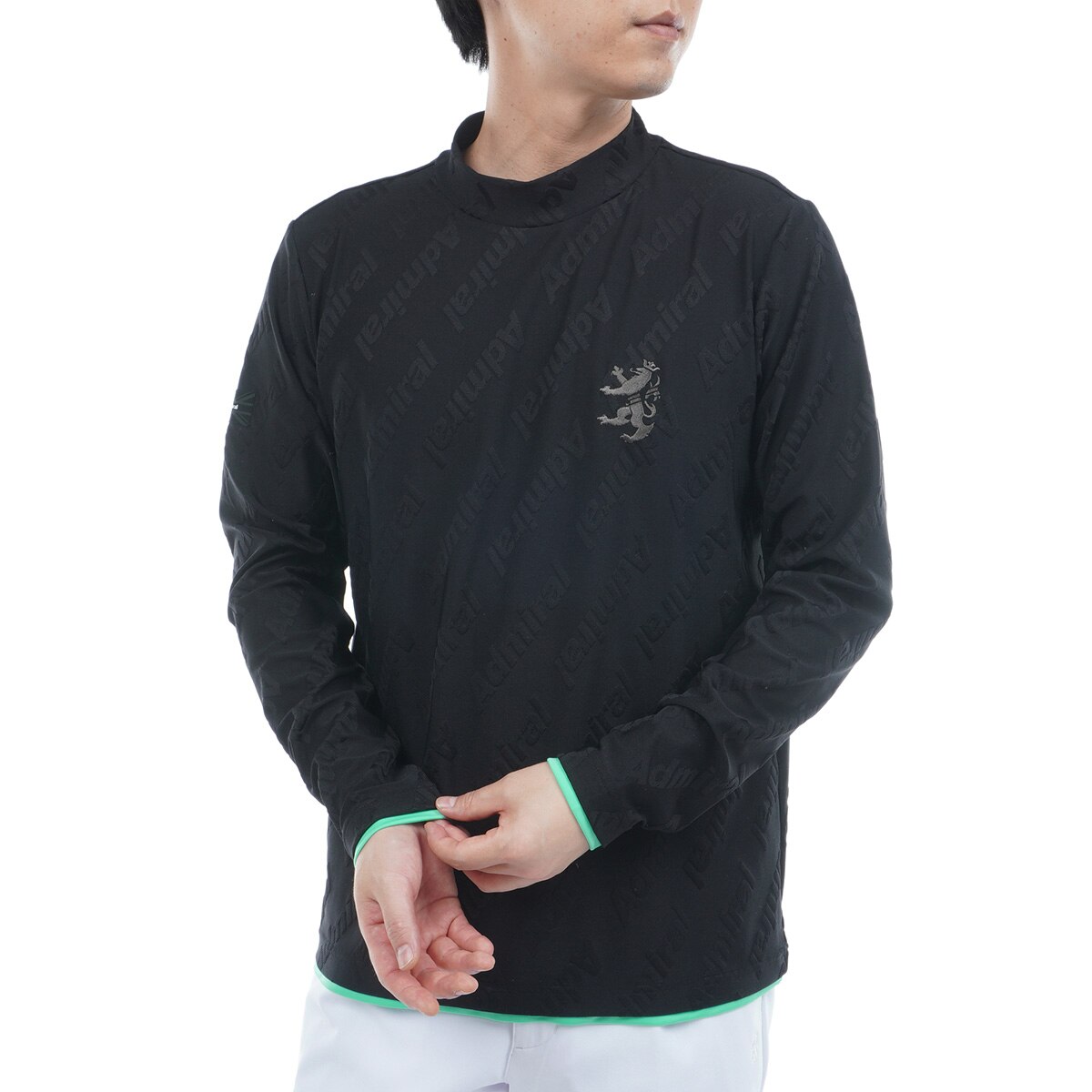 ADMIRAL GOLF アドミラルゴルフ 長袖モックネックシャツ メンズ 30％OFF】[アドミラル ゴルフ]メンズ 裏起毛 モックネックシャツ