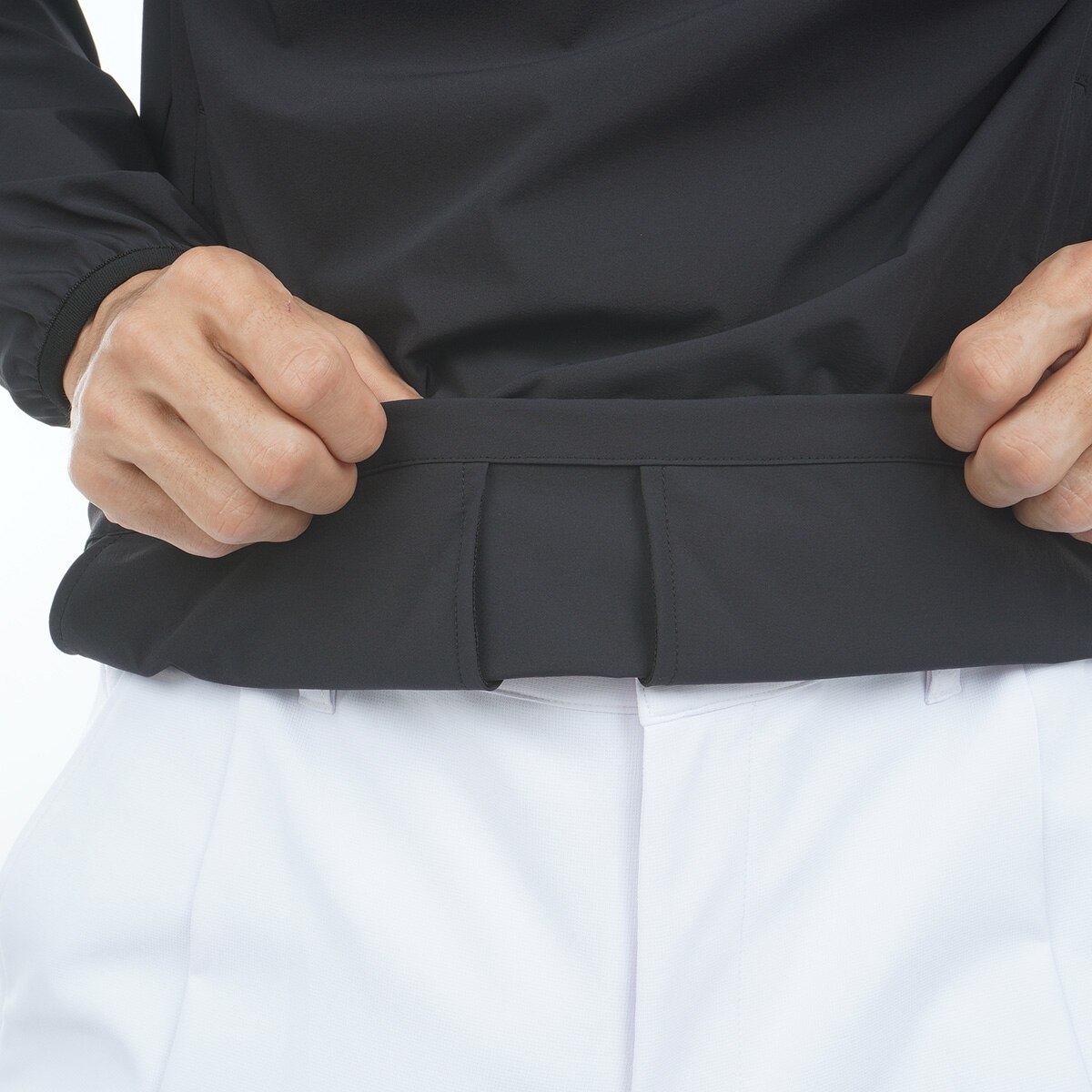 ストレッチ ハーフジップ スニードジャケット(アウター(ブルゾン ストレッチ ハーフジップ スニードジャケット(アウター(ブルゾン