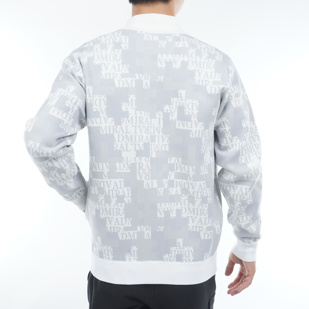 モザイクカモフラージュ フルジップセーター(中間着(セーター