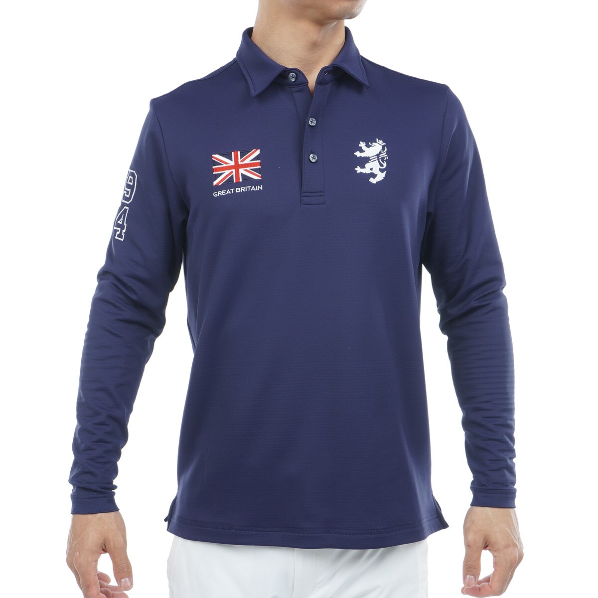 速ポカ 裏起毛 ストレッチ 長袖フラッグポロシャツ(長袖シャツ