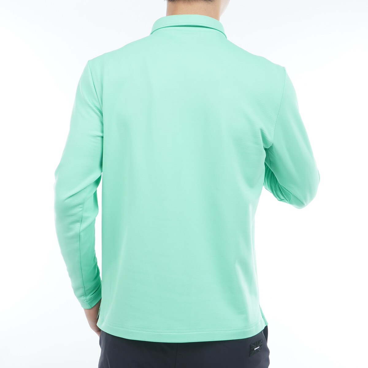 速ポカ 裏起毛 ストレッチ 長袖フラッグポロシャツ(長袖シャツ