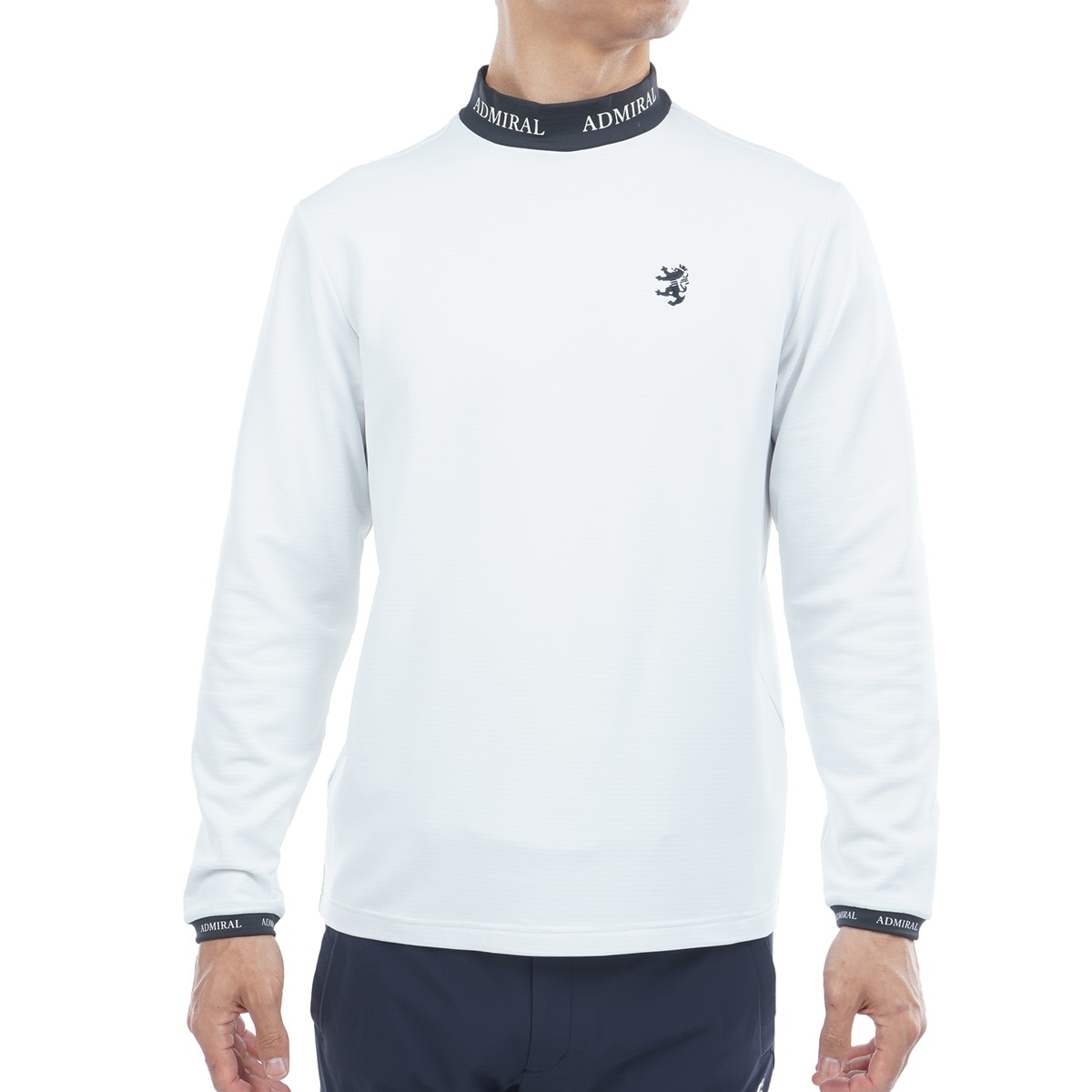 速ポカ 裏起毛 ストレッチ モックネック長袖シャツ(長袖シャツ