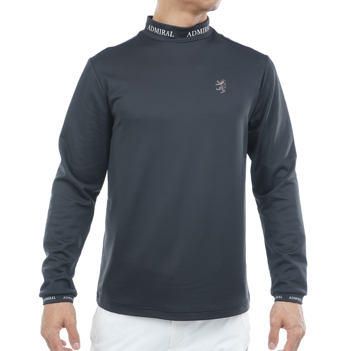 速ポカ 裏起毛 ストレッチ モックネック長袖シャツ(長袖シャツ