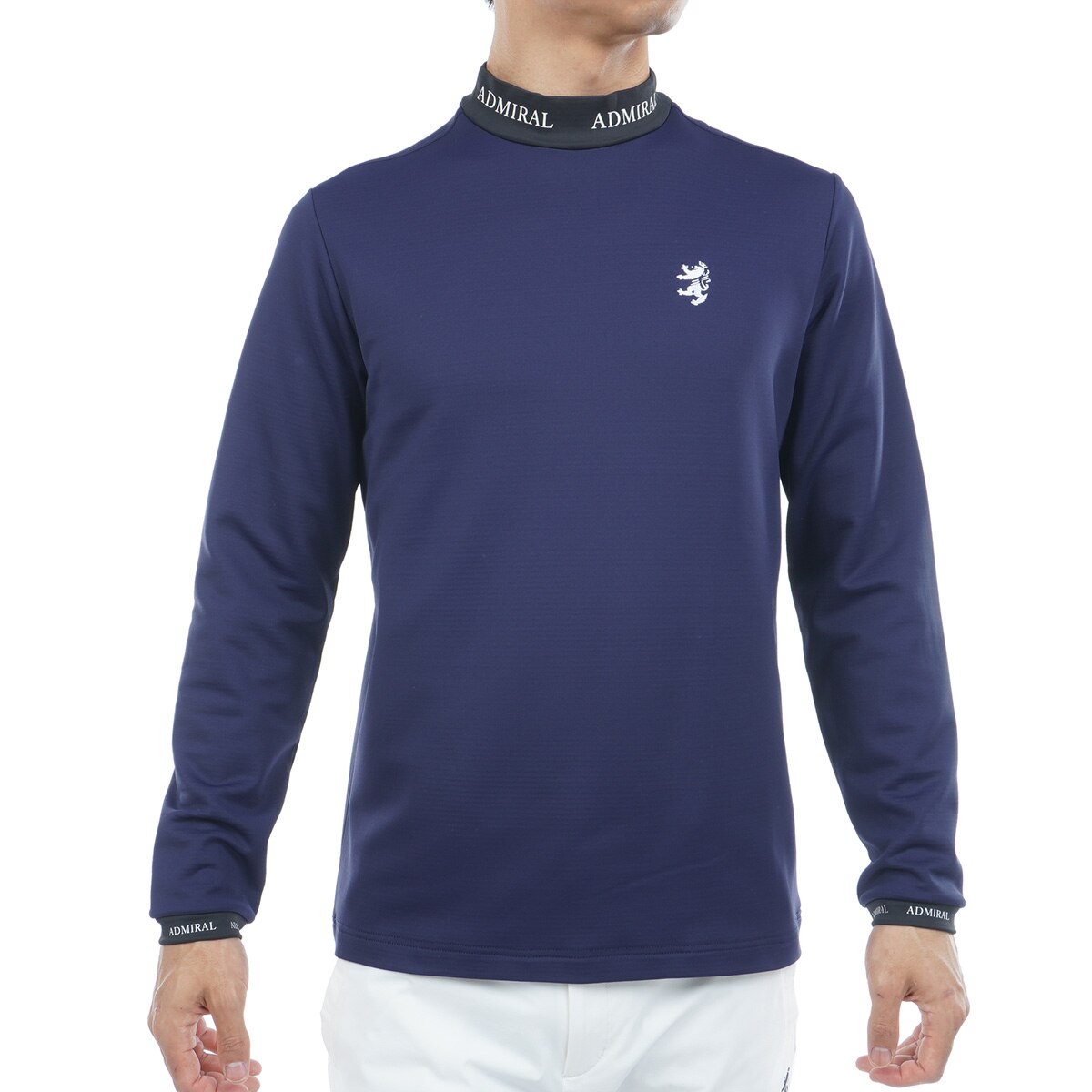 ADMIRAL GOLF アドミラルゴルフ 長袖モックネックシャツ メンズ 30％OFF】[アドミラル ゴルフ]メンズ 裏起毛 モックネックシャツ
