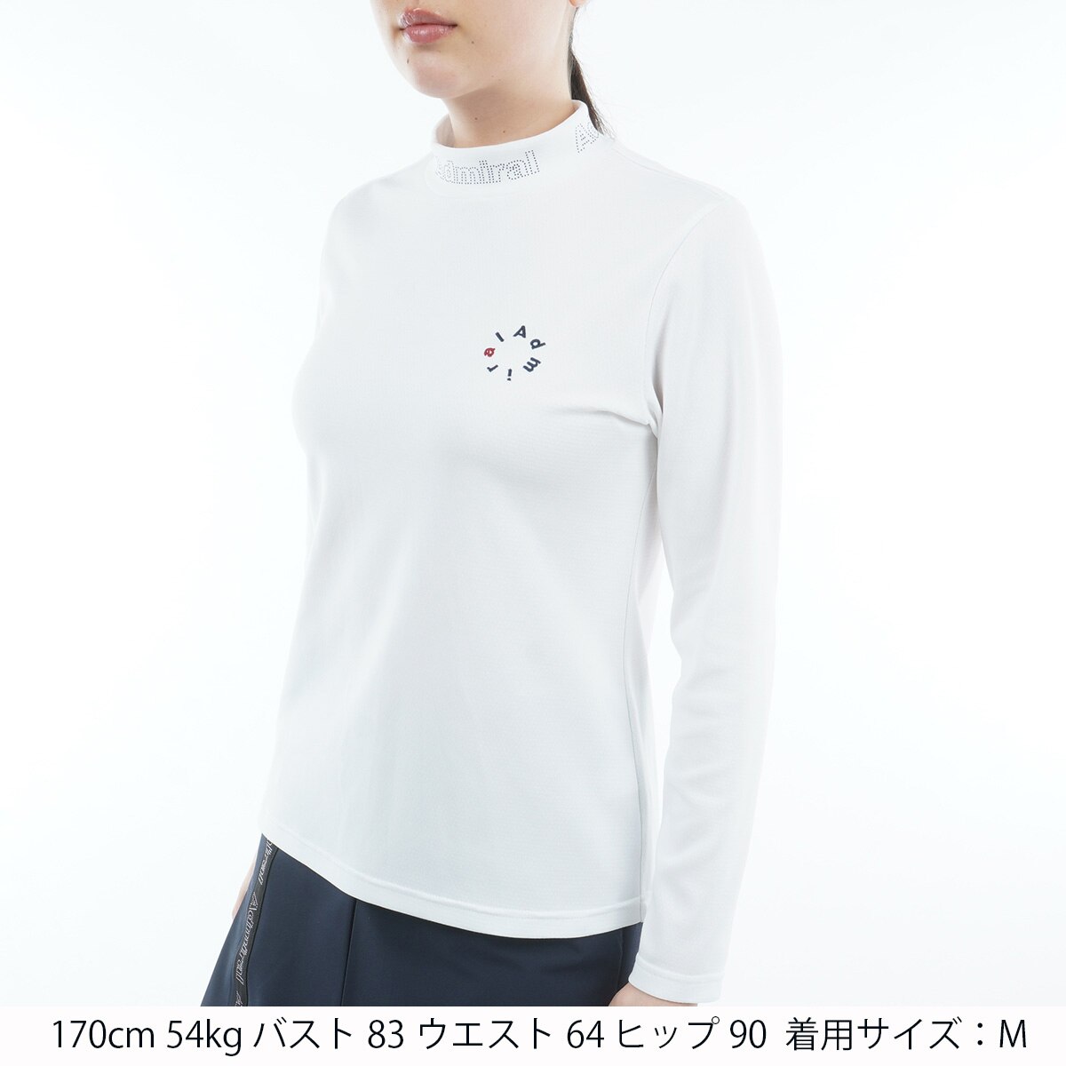 カラタッチ 長袖モックネックシャツ レディス(長袖シャツ・ポロシャツ